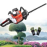 2-Takt Benzin Heckenschere Profi Benzin Heckenschere 180° Drehgriff Gartenschere zum Trimmen von...