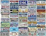 OPO 10 - Los von 40 USA Autokennzeichen aus Metall - Repliken von echten amerikanischen Kennzeichen...