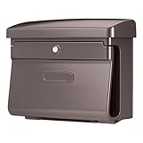 Burg-WÄCHTER Briefkasten mit Zeitungsfach ohne Namensschild, Kunststoff, Einwurf-Format DIN C4, 2...