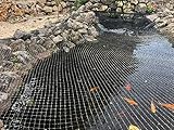 AquaOne Teichnetz feinmaschig 4x4m I Teichabdeckung für laubfreien Teich I vielseitiges Netz in...