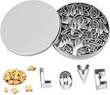 Ausstechformen, Alphabets, Buchstaben, Fondant, Cookie, DIY aus Kunststoff, Symbol, Backform,...