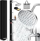 KESSER® Solardusche 35 Liter Solar Gartendusche | warmes Wasser max. 60°C | Pooldusche ohne...
