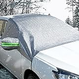 Frontscheibenabdeckung Winter, Windschutzscheibenabdeckung, Scheibenabdeckung Auto Winter und...