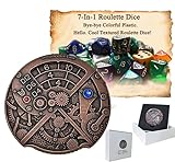 7-in-1 Roulette DND Würfel Set, Hohle Dungeons und Drachen Würfel, Präzision, Frische,...