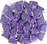 LEIKAIHUA 25 sachets/Säcke Lavendel Duftsäckchen- Mottenschutz für Kleiderschrank-kleiderschrank...