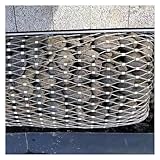 DTVEW 304 Edelstahl Seilnetz, Sicherheitsnetz für Balkon 6cm/2mm Tier Geflügel Käfig Netz, Garten...