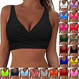 Bikini Oberteil Große Brüste Damen Push up Bikinioberteile Rückenfreies Bikinioberteil Bikini BH...