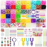 LUZOON 2800+ Loom Bänder Set, 36 Farben Armbänder Selber Machen Gummibänder Kinder Basteln...