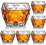 Yesland 6er Set Whisky Gläser, 300 ml Kristall Gläser Whiskyglas, Kristallglas Whiskybecher für...