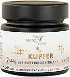 MITOcare Kupfer - Bindegewebe Kapseln fördern ein gesundes Bindegewebe - Effektive Kupfer Tabletten...