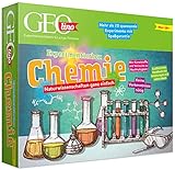 FRANZIS 67128 - GEOlino Experimentierbox Chemie, Experimentierkasten inkl. Laborausrüstung, Set mit...