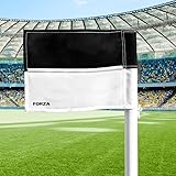 FORZA Ersatz-Eckfahnen für Fußball [4er-Pack] | Robuste Polyesterfahnen für Standard- und...