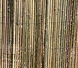 2m x 1,5m Bambusmatte Bambus-Sichtschutzmatte Zaun- Sichtschutz Matte geschnitten