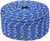 Abio Polypropylen Seil 3mm 50m blau Polypropylenseil Outdoor Tauwerk PP Flechtleine Textilseil Leine...