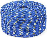 Polypropylen Seil 6mm 10m blau Polypropylenseil Outdoor Tauwerk PP Flechtleine Textilseil Leine...