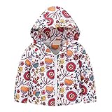 GUSUTZX Jungen Regenjacke Hoodie Jacke Kinder Übergangsjacke Langarm Herbst Kapuzenjacke Kleinkind...