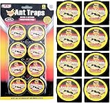 8Pcs Ameisenköderdose,Ameisenköder,Ungiftige Klebefalle zur Überwachung von Ameisen –...