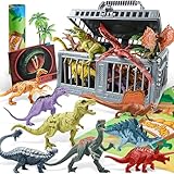 JOYIN Dinosaurier Spielzeug ab 3-6 Jahre, Kinder Spielzeug Spielmatte Set, 19 PCS Realistische...