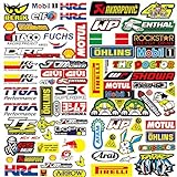 90-teiliges Sponsoren Aufkleber Motorrad Sticker Motorrad Tuning Aufkleber Auto Aufkleber Auto...