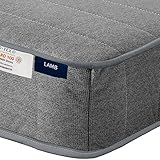 LAMB Matratze 90x200 cm Taschenfederkernmatratze 7-Zonen Höhe 20cm Härtegrad H4 Medic...