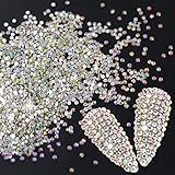 Sularpek 1440 Stück Strasssteine, 2 mm Glitzersteine, Glitzersteine Selbstklebend, AB Nagel...