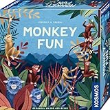 KOSMOS 683740 Monkey Fun, spannendes und schnelles Familienspiel für 1-4 Spielerinnen und Spieler...