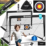 KESSER® Fußballtor Kinder Pop-Up 2er Set | Fußball-Tore Faltbar mit Glasfaserstangen &...