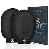 Yiclick Koreanische Peeling-Handschuhe, Peelinghandschuh für Bad - Peeling Handschuh Körperpeeling...