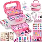 Hollyhi Kinderschminke Set Schminkkoffer Mädchen, 58Pcs Waschbar Schminke Kinder Mädchen...