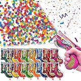 16 Pcs Konfettikanone Biologisch Abbaubar Konfetti Kanone Konfettipistole Party Confetti Kanone...