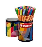 STABILO - Fineliner - point 88 - ARTY - 45er Metalldose - mit 45 verschiedenen Farben