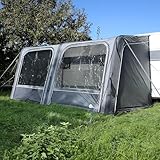 your GEAR Porto Air - aufblasbares Vorzelte - Sonnenvordach - Reisevorzelt - Wohnwagenvorzelt (Grau,...