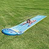 JOYIN 585cm x 90 cm Slip and Slide Wasserrutsche mit 1 Bodyboard, Sommerspielzeug mit eingebautem...