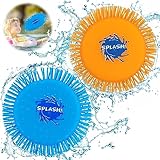 Meanju Wasser Frisbee, 2 Stück Wasserfrisby Soft, Wasser-Wurfscheibe aus Schaumstoff und Silikon,...