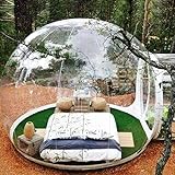 ZABEES Aufblasbares Bubble-Zelt, Transparentes Bubble-House-Dome-Luxus-Pavillon-Campingzelt,...