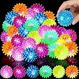 Igelball Mitgebsel Kindergeburtstag 12Pcs Leuchtball Gastgeschenke Jump Ball Leuchtspielzeug Kinder...