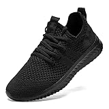 ZMBCYG Turnschuhe Damen Schuhe Sneaker Sportschuhe Laufschuhe Schwarz Tennisschuhe Slip On...