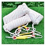 Kletterseil Weiß 10 mm/12 mm Mehrzweckseil Sicherheitsseil Wandern Höhle Camping Rettung Erkundung...