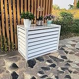 Aluminium-Klimaanlagenabdeckung für den Außenbereich, wetterfester Schutzschild für...