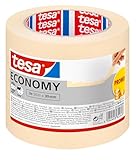 tesa Malerband ECONOMY - Vielseitiges Klebeband für Malerarbeiten ohne Lösungsmittel - Bis zu 4...