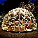 Gewächshaus Gartenkuppel Iglu, 3,6 x 2,2 m, PVC-Kuppelzelte, wetterfest, Gewächshaus, Garten,...