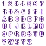 LIHAO Ausstechformen, Buchstaben, Alphabet, Zahlen, für Dekoration, Zuckerpaste, Kekse, Kuchen, 40...