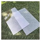 Qulamrdk Transparente Polycarbonat Dachplatten,Dach Platten aus Wetterfest Stegplatten Ersatzplatten...