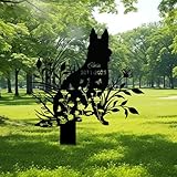 JLSKCN Grabstein Katze für Draußen Personalisiert, Tier Grabstein Katze, Grabsteine Für Haustiere...