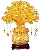 Feng Shui Deko: Geldbaum Feng Shui Geld Baum Feng Shui Bonsai für Glück Geld Glück Ausgleich...