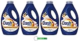 4x Dash Waschmittel Power Gold und Vanilleblüten,Flüssigwaschmittel für die Waschmaschine 20...