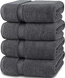Utopia Towels - 4 Stück Badetücher Set Premium 100% Ringgesponnene Baumwolle - Schnell Trocknend,...