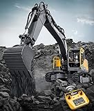 efaso Volvo RC Bagger 1:16 Voll proportionale Hochwertige Upgrade Version mit Vollmetallgetriebe...