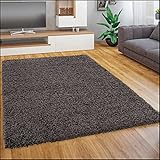 Paco Home Teppich Wohnzimmer Schlafzimmer Hochflor Shaggy Flokati Optik Einfarbiges Design Weich...