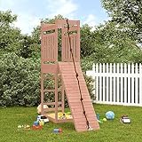 Homgoday Douglasie Outdoor-Spielset aus Massivholz, Outdoor-Spiel für Kinder, Haus auf Stelzen,...